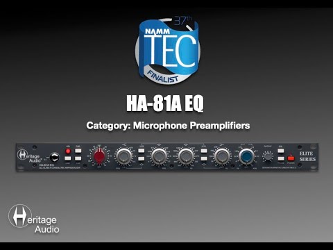 HA-81A EQ - FINALIST - 2022 Tec Awards