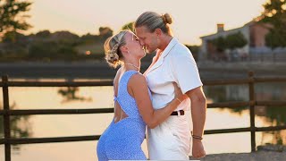 Romantic sunset dance in nature 🌺 by Janis & Zoé #bachata #bachatasensual | Bachata Sensual