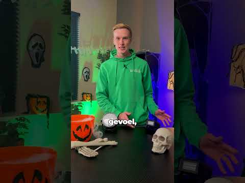 Hoe maak je een mysterieuze sfeer met stroboscopen? 🎃