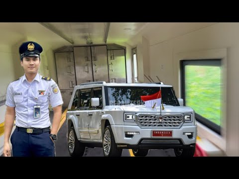 KERETA MENGANGKUT MOBIL PRESIDEN .