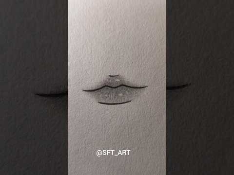 how to draw lips โจ #tutorial #art #lips #sketch #shorts