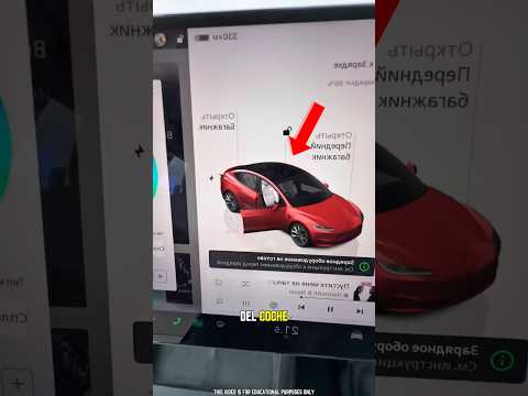 Ella pensó que el color del Tesla también cambiaría 😮 #shorts