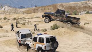 مفحط جنن دوريات الشرطة وعجزو عن امساكه ولكن النهاية صدمت الجميع | GTA 5