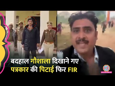Lalitpur में गौशाला की गड़बड़ी दिखाने गए पत्रकार पर हमला, पुलिस ने FIR के बाद अरेस्ट भी क‍र ल‍िया