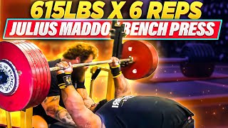 Julius madddox | 615 x 6 Reps | 10-11-23 | Tylar Obringer Strongman Worlds Training!