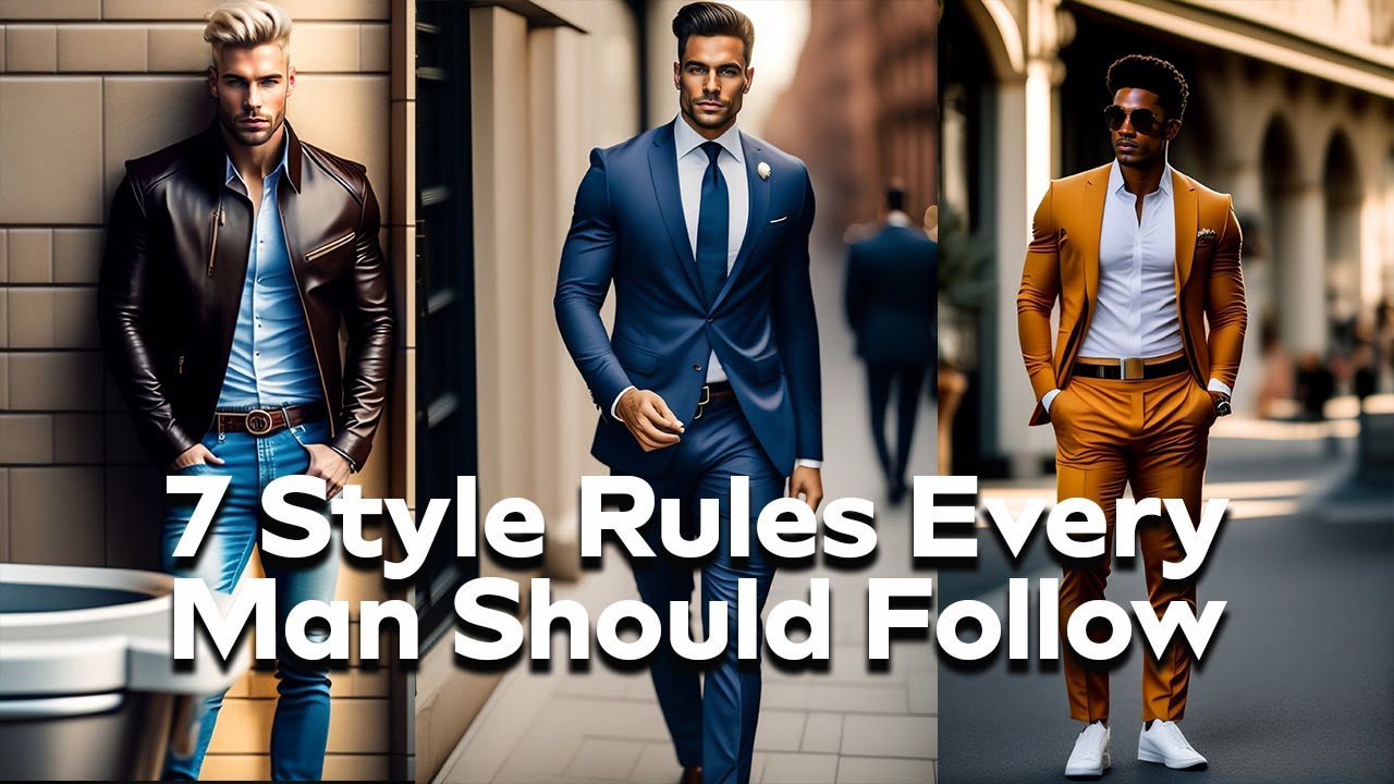 7 Style Rules Every Man Should Follow