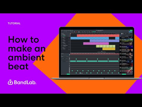 How to make a ambient beat using BandLab's free web Mix Editor (BandLab Tutorial)