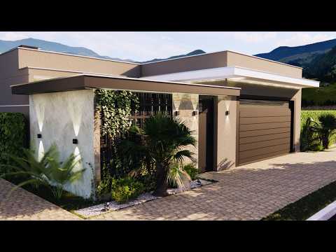 CASA PEQUENA E MODERNA | 3 QUARTOS  | PLANTA BAIXA !!