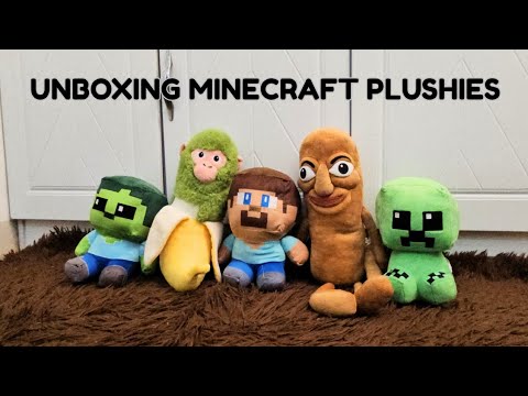 Unboxing Minecraft Plushies with Italian Brainrot Cast