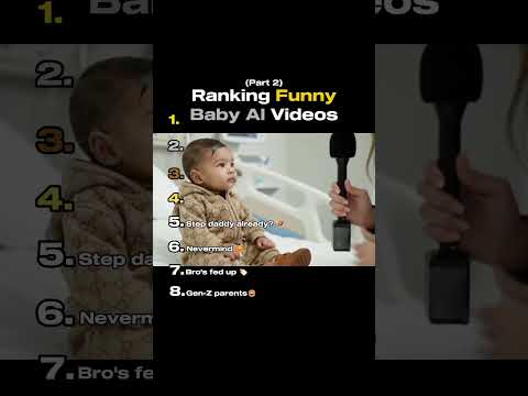 Ranking Funny Baby AI Videos #shorts #funny #viral