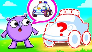 Canción ¿Dónde Está Mi Patrulla Policía? 😻🐨🐰🦁 Canciones Divertidas para Niños