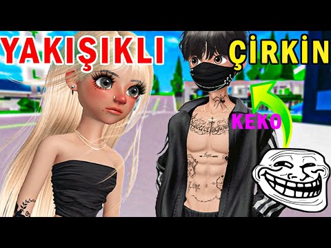 KEKO ÇOCUK BENİ OKULDA POPÜLER YAPTI TROLLEDİM😂💅SESLİ(Brookhaven 🏡Rp ZEPETO)