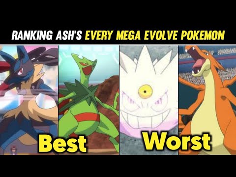 Top 11 Strongest Mega Evolve Pokemon Of Ash | Ranking Ash's Every Mega Evolve Pokemon |