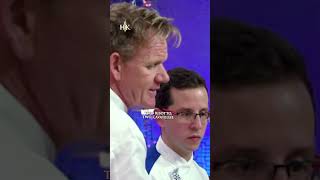 Steve's too slow for chef Ramsay's liking #hellskitchen #gordonramsay