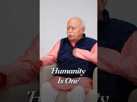 Mohan Bhagwat Addresses Faith Leaders At '<strong>One</strong> <strong>World</strong>: <strong>One</strong> Humanity' Event