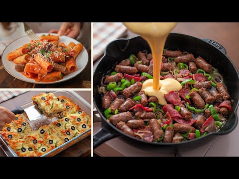 3 طرق جديدة بالسجق… محدش هيصدق إنهم في البيت! 🔥🤯