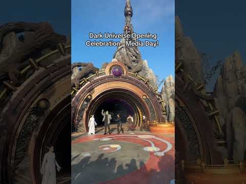 👹 Dark Universe is here at Epic Universe! Here is the portal opening and the grand opening