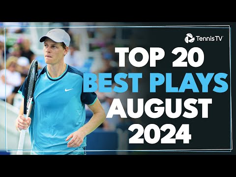 Sinner Takes A Tumble, Around The Net Shots & Tiafoe Tricks 🔥 | Top 20 Best Plays From August 2024