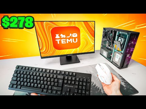 Buying The CHEAPEST Gaming Setup On TEMU...