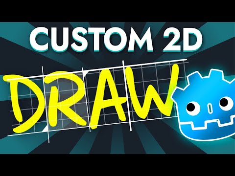 Draw ANY 2D Shape with 1 Line of Code in Godot - in 4 MINUTES!