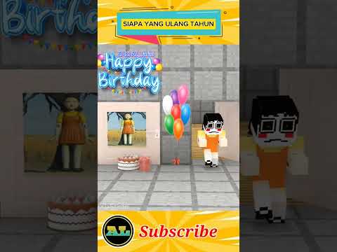 Yang Ulang Tahun Thanos Atau Squidgame #dubbing #minecraft #roblox #skibiditoilet #funny #shortvideo
