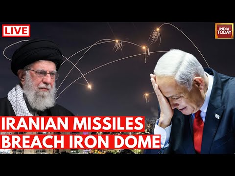 Iran Attacks Israel LIVE | Iran's 150+ Hypersonic Missile Struck Israeli Airdefence System |Tel Aviv