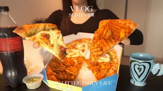 [SUB] 맛있는거 먹는 것이 곧 행복 아니겠어?🤤 소보로빵이랑 귤잼 만들고, 청년피자 신메뉴 먹기. 소고기유부냉채, 삼겹살간장조림, 참기름막국수, 오지치즈후라이, 망원 나들이