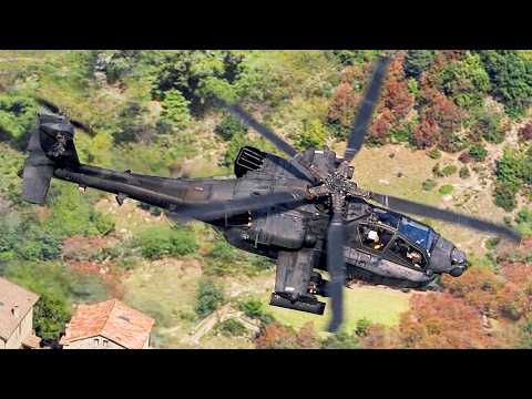 US AH-64 Apache in Action at Insanely Low Altitude