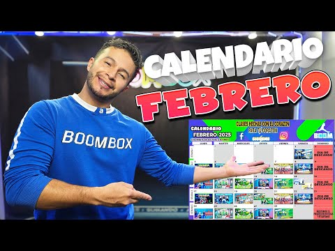 CALENDARIO FEBRERO 2025 | Boombox Fitness