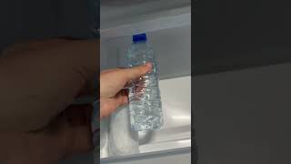 Islak kağıt havlu ile suyu hızlıca buza dönüştürmeyi deniyorum ☺️ #ice