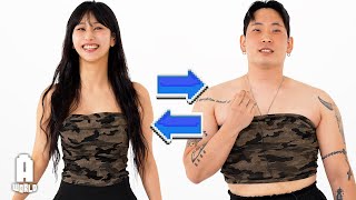 Boys vs Girls SWAP Their HOTTEST Outfits For the First Time..!