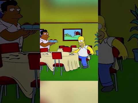 Homer se siente relajada #lossimpson
