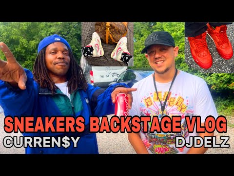 Curren$y 420 Tour Backstage Vlog : The Sneaker Addict Dj Delz