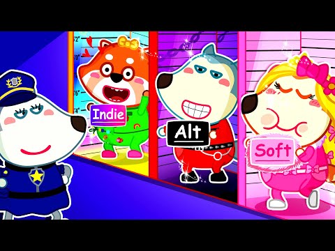 Escape Prison Challenge with Alt vs Soft vs Indie Kid | Wolfoo New Episode | Wolfoo Family