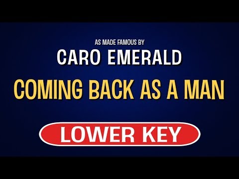 Caro Emerald – Coming Back as a Man | Karaoke Lower Key