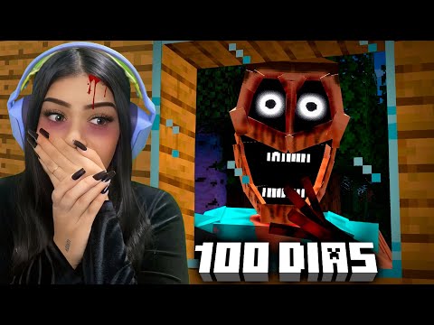 SOBREVIVI 100 DIAS COM O MÍMICO NO MINECRAFT!!