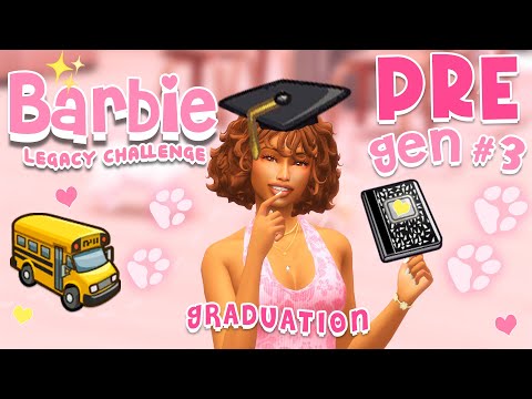 GRADUATION (Finale)💗BLAIRE'S CHILDHOOD #6💗‬BARBIE6 LEGACY‪‪💗PRE GEN THREE