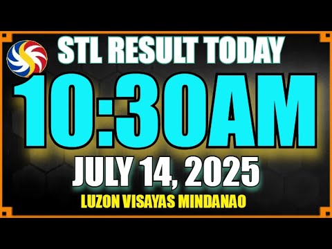 Stl Result Today 10:30am JULY 14, 2025 | Lotto Result Today