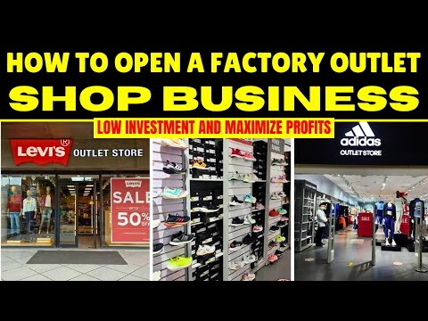 MAXIMIZE Your Profits with a Factory Outlet Shop Business!