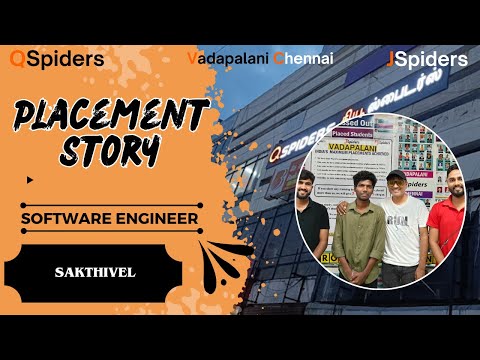 Success story of OUR STUDENTS as a software Engineer  Qspiders vadapalani Chennai.