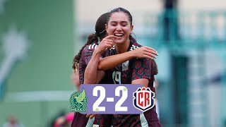 MÉXICO (4) 2-2 (1) COSTA RICA | Torneo 4 Naciones | La Femenil Sub 17