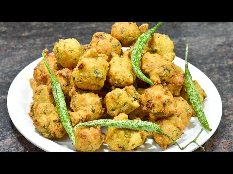 चणा डाळ मिक्सरला बारीक करून बनवा जाळीदार भजी | Chana Dal Pakoda