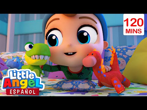 Mis juguetes de dinosaurios | Caricaturas | Canciones Infantiles🎵| Little Angel Español