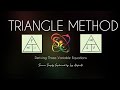 Triangle Method Applications in Physics