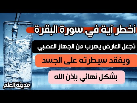 أخطر آية في سورة البقرة تجعل الشيطان يهرب من الجهاز العصبي ويفقد سيطرته على الجسد بشكل نهائي