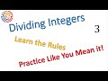 Dividing Integers and Their Properties