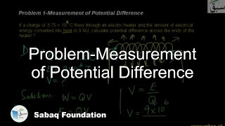 Problem 1-Measurement of Potential Difference