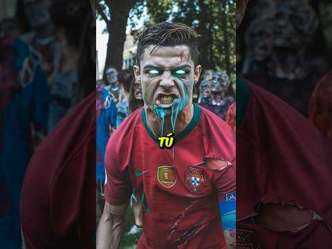 ¿Podrá Messi zombi escapar del ejército de Ronaldo! 🧟😨
