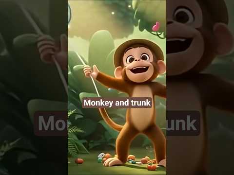 monu Bandar 🙉 #trendingshorts #cartoon #ekmotahathighumechala #animation