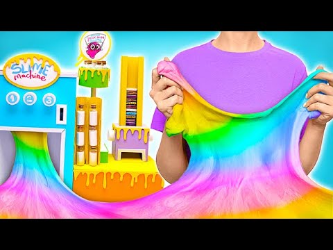 Laboratorio de pegamento brillante casero || Manualidad fácil con cartón para niños ✨